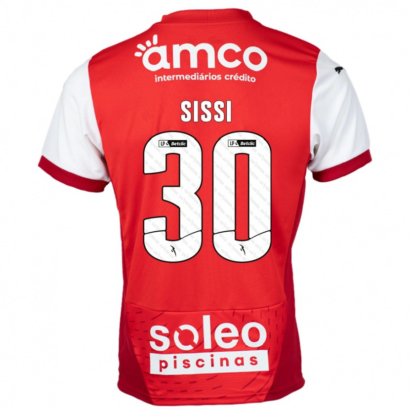 Danxen Kvinder Sissi #30 Rød Hvid Hjemmebane Spillertrøjer 2024/25 Trøje T-Shirt