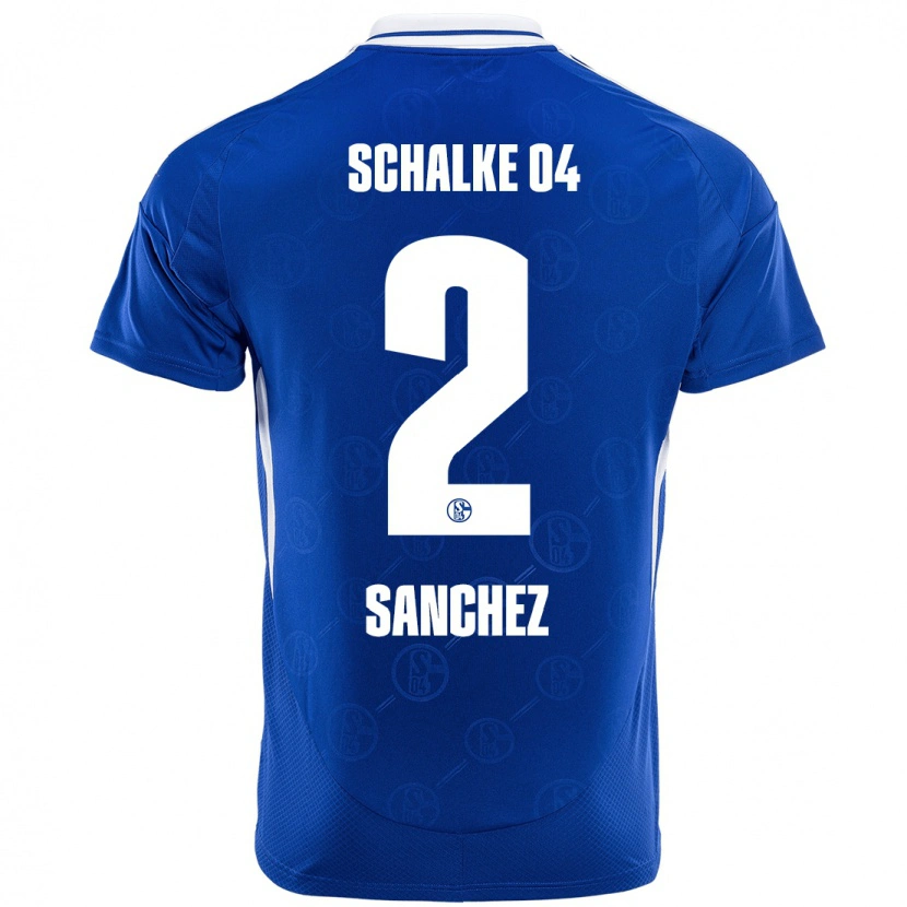 Danxen Kvinder Felipe Sánchez #2 Kongeblå Hjemmebane Spillertrøjer 2024/25 Trøje T-Shirt