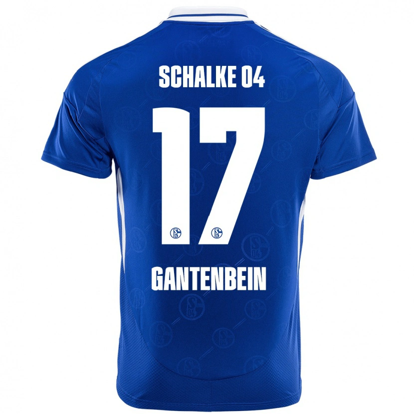 Danxen Kvinder Adrian Gantenbein #17 Kongeblå Hjemmebane Spillertrøjer 2024/25 Trøje T-Shirt