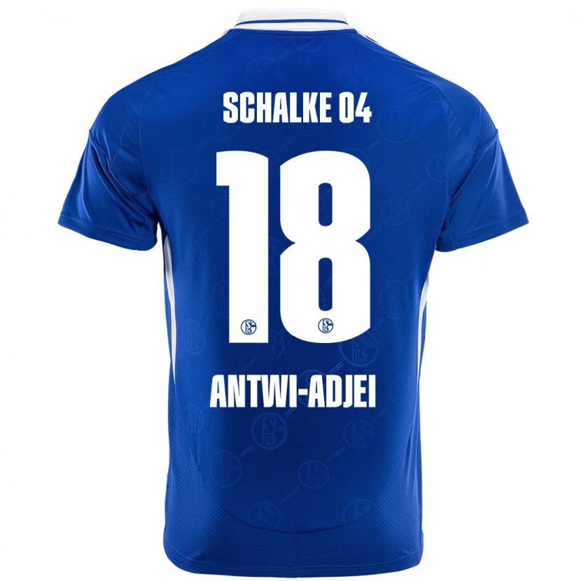 Danxen Kvinder Christopher Antwi-Adjei #18 Kongeblå Hjemmebane Spillertrøjer 2024/25 Trøje T-Shirt
