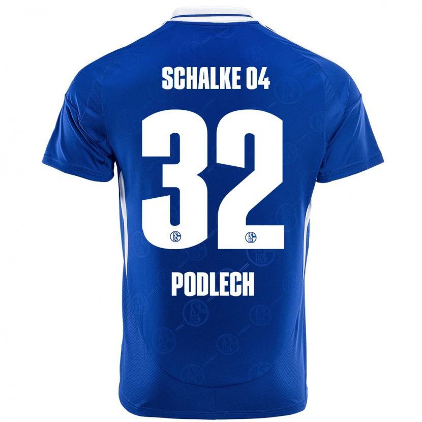 Danxen Kvinder Luca Podlech #32 Kongeblå Hjemmebane Spillertrøjer 2024/25 Trøje T-Shirt