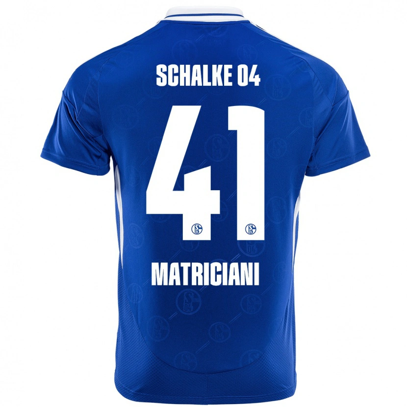 Danxen Kvinder Henning Matriciani #41 Kongeblå Hjemmebane Spillertrøjer 2024/25 Trøje T-Shirt