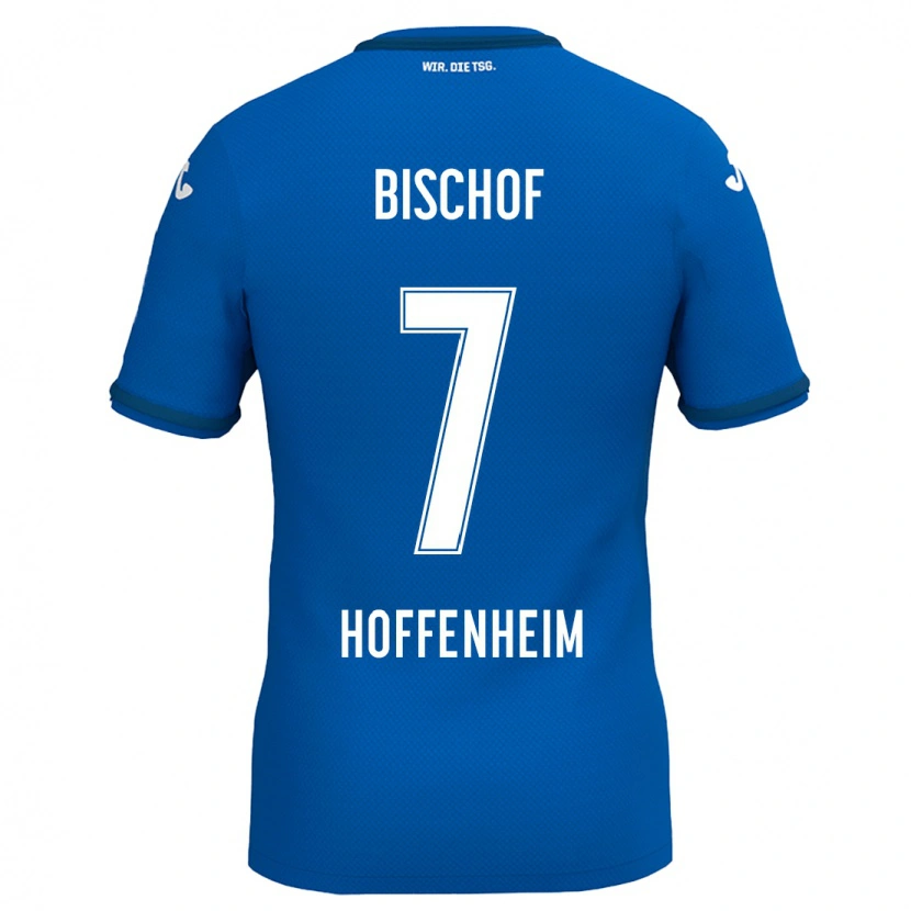 Danxen Kvinder Tom Bischof #7 Kongeblå Hjemmebane Spillertrøjer 2024/25 Trøje T-Shirt