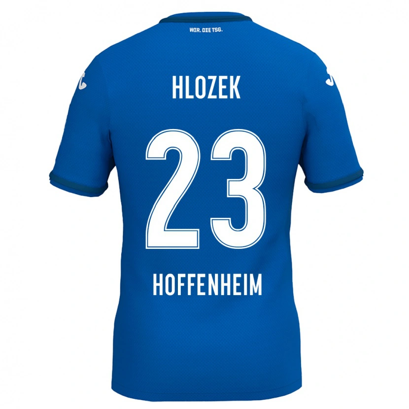 Danxen Kvinder Adam Hlozek #23 Kongeblå Hjemmebane Spillertrøjer 2024/25 Trøje T-Shirt