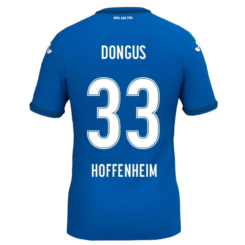 Danxen Kvinder Fabienne Dongus #33 Kongeblå Hjemmebane Spillertrøjer 2024/25 Trøje T-Shirt