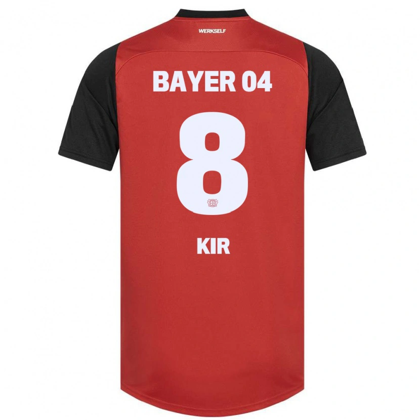 Danxen Kvinder Burak Kir #8 Rød Sort Hjemmebane Spillertrøjer 2024/25 Trøje T-Shirt