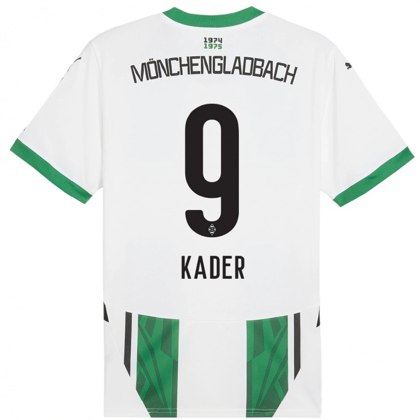 Danxen Kvinder Cagatay Kader #9 Hvid Grøn Hjemmebane Spillertrøjer 2024/25 Trøje T-Shirt