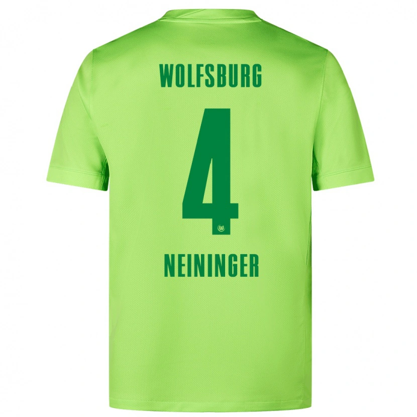 Danxen Kvinder Till Neininger #4 Fluorescerende Grøn Hjemmebane Spillertrøjer 2024/25 Trøje T-Shirt