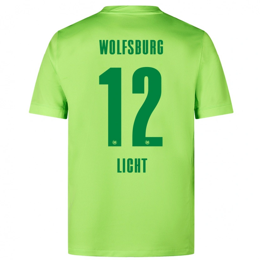Danxen Kvinder Philipp Licht #12 Fluorescerende Grøn Hjemmebane Spillertrøjer 2024/25 Trøje T-Shirt
