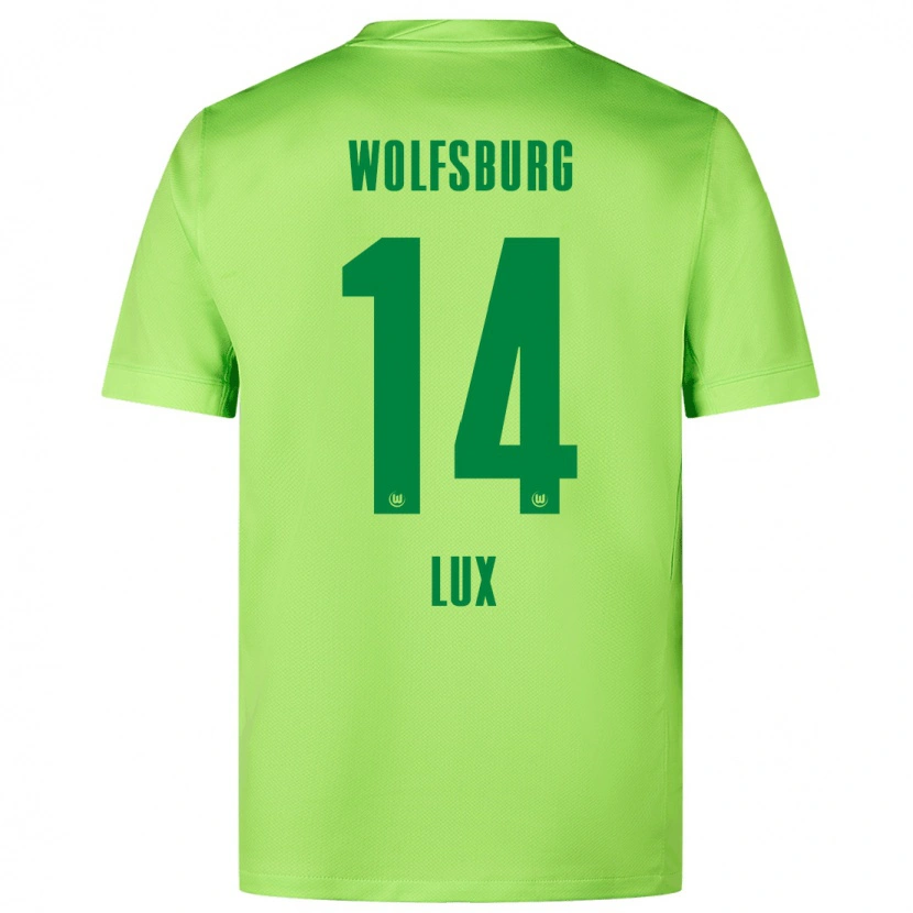 Danxen Kvinder Finn-Marco Lux #14 Fluorescerende Grøn Hjemmebane Spillertrøjer 2024/25 Trøje T-Shirt