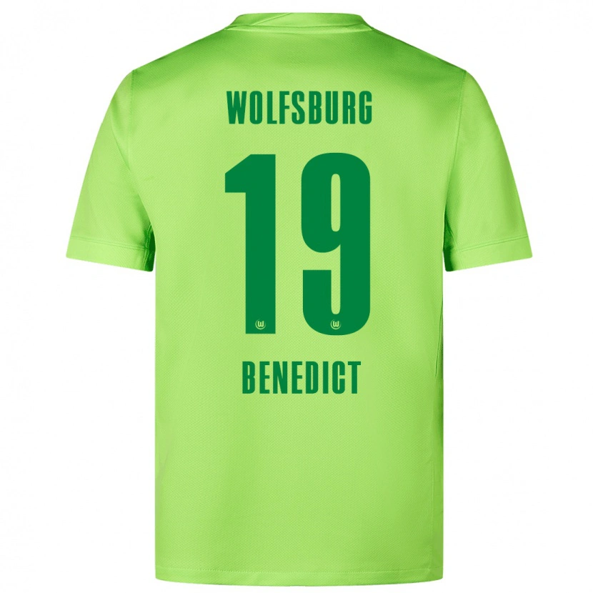 Danxen Kvinder Trevor Benedict #19 Fluorescerende Grøn Hjemmebane Spillertrøjer 2024/25 Trøje T-Shirt