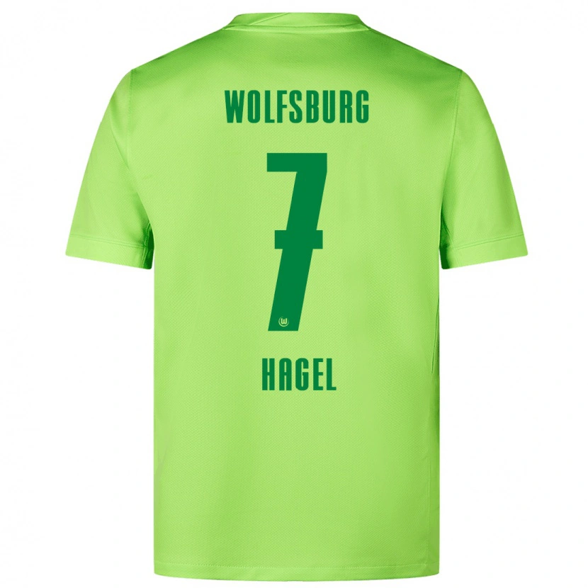 Danxen Kvinder Chantal Hagel #7 Fluorescerende Grøn Hjemmebane Spillertrøjer 2024/25 Trøje T-Shirt