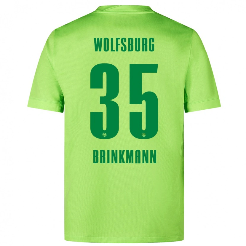 Danxen Kvinder Karla Brinkmann #35 Fluorescerende Grøn Hjemmebane Spillertrøjer 2024/25 Trøje T-Shirt