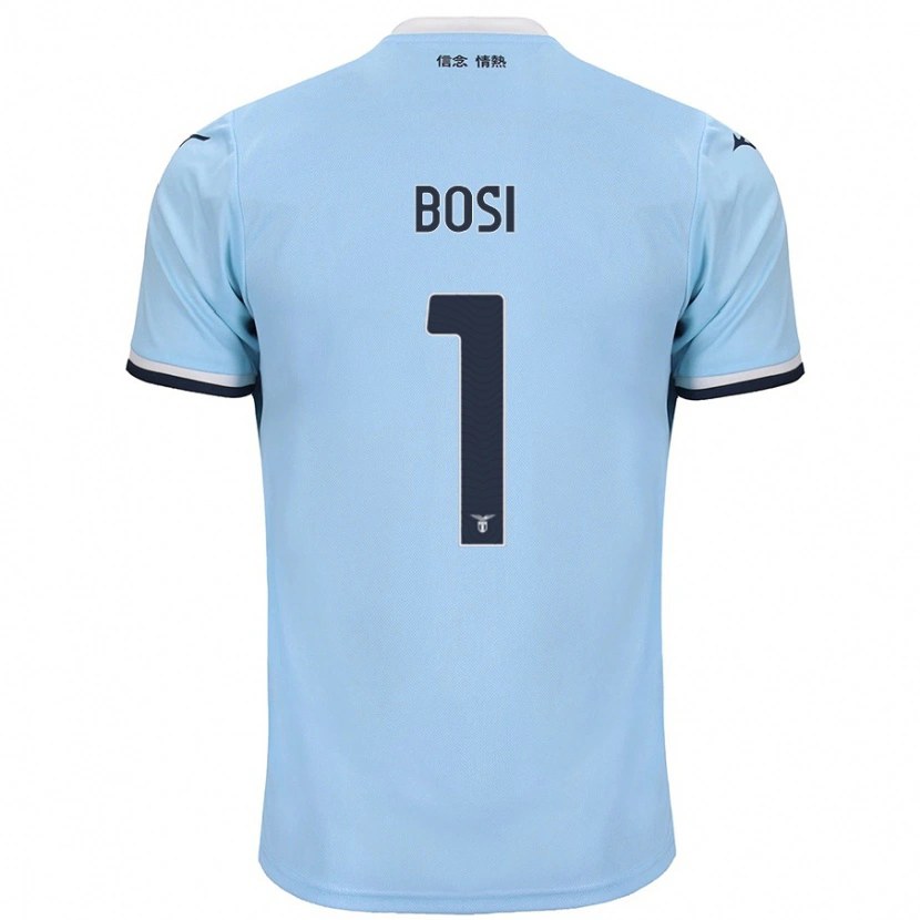 Danxen Kvinder Gioele Bosi #1 Blå Hjemmebane Spillertrøjer 2024/25 Trøje T-Shirt