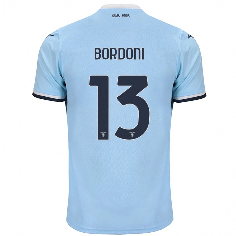 Danxen Kvinder Tommaso Bordoni #13 Blå Hjemmebane Spillertrøjer 2024/25 Trøje T-Shirt