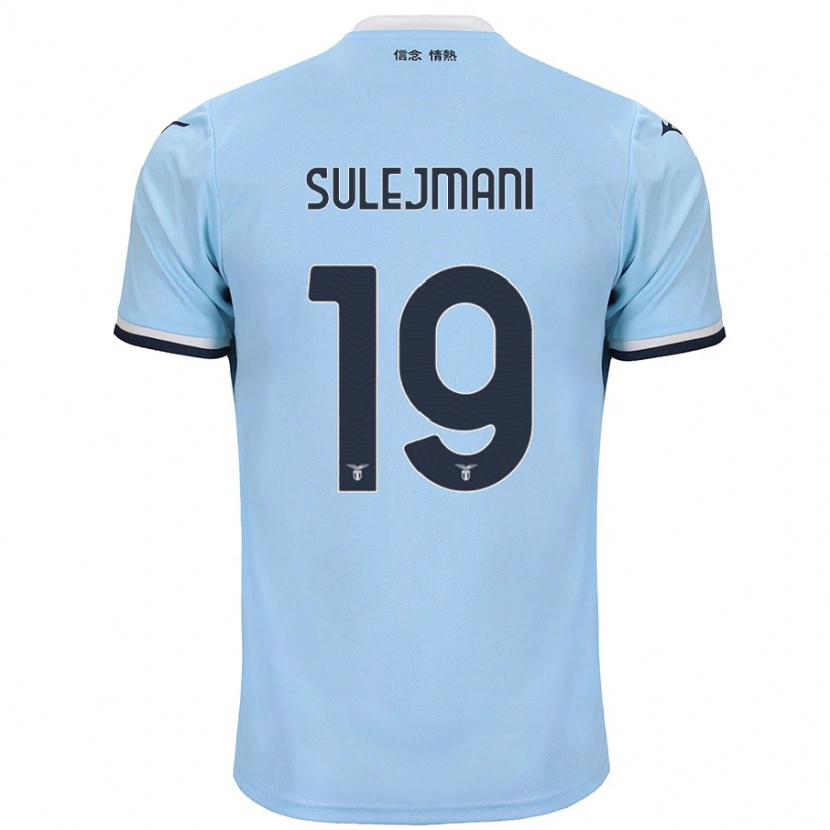Danxen Kvinder Flavio Sulejmani #19 Blå Hjemmebane Spillertrøjer 2024/25 Trøje T-Shirt