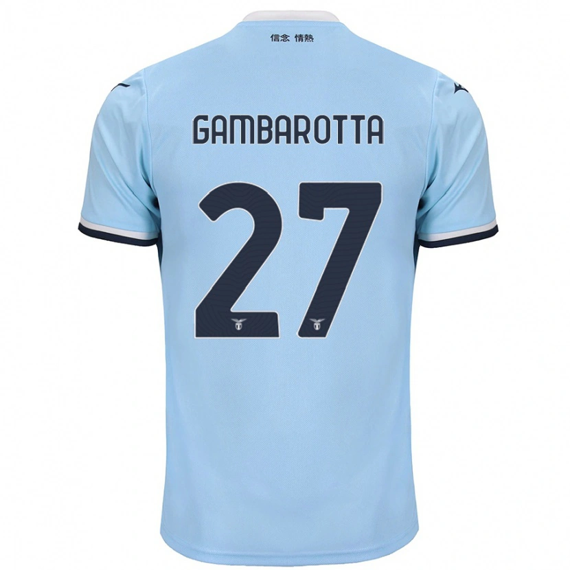 Danxen Kvinder Margot Gambarotta #27 Blå Hjemmebane Spillertrøjer 2024/25 Trøje T-Shirt