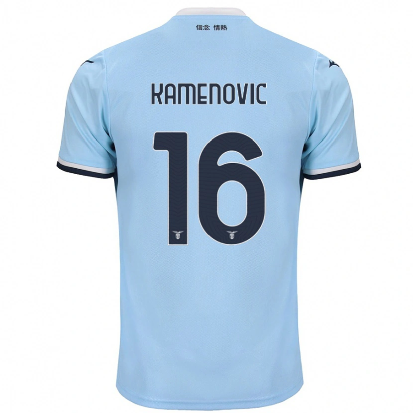 Danxen Kvinder Dimitrije Kamenović #16 Blå Hjemmebane Spillertrøjer 2024/25 Trøje T-Shirt