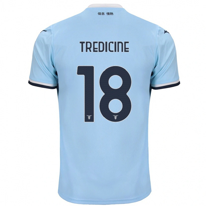Danxen Kvinder Manuel Tredicine #18 Blå Hjemmebane Spillertrøjer 2024/25 Trøje T-Shirt