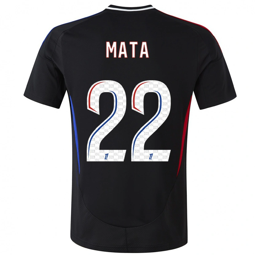 Danxen Kvinder Clinton Mata #22 Sort Udebane Spillertrøjer 2024/25 Trøje T-Shirt