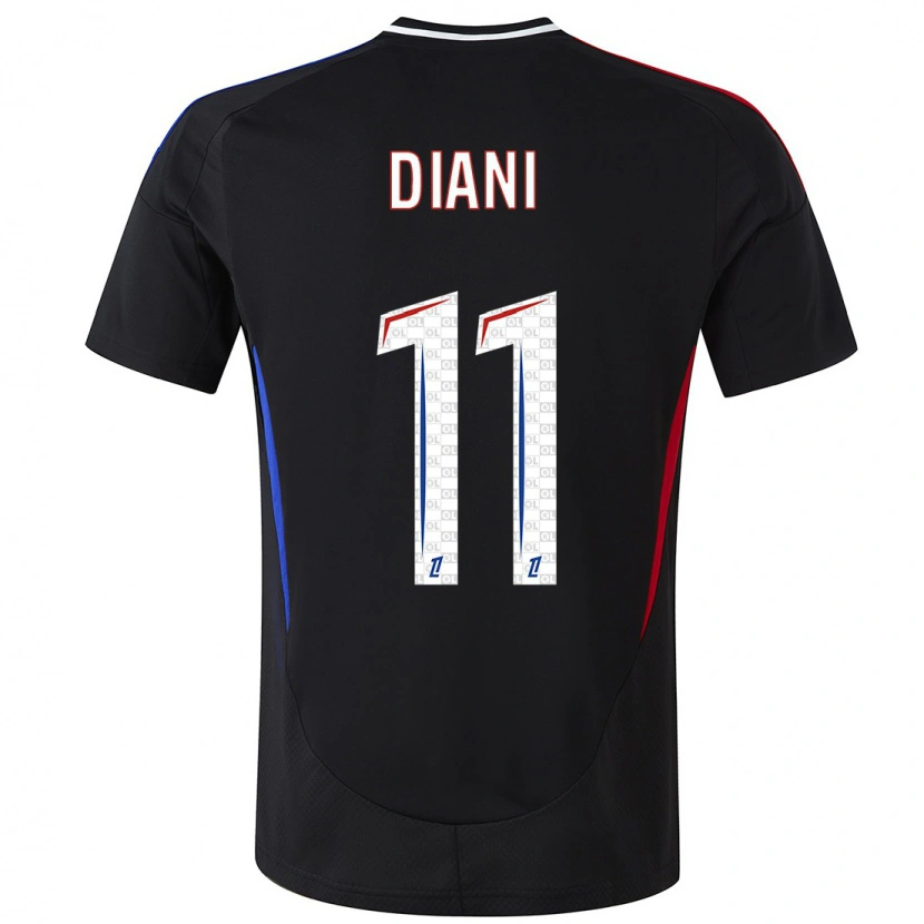 Danxen Kvinder Kadidiatou Diani #11 Sort Udebane Spillertrøjer 2024/25 Trøje T-Shirt
