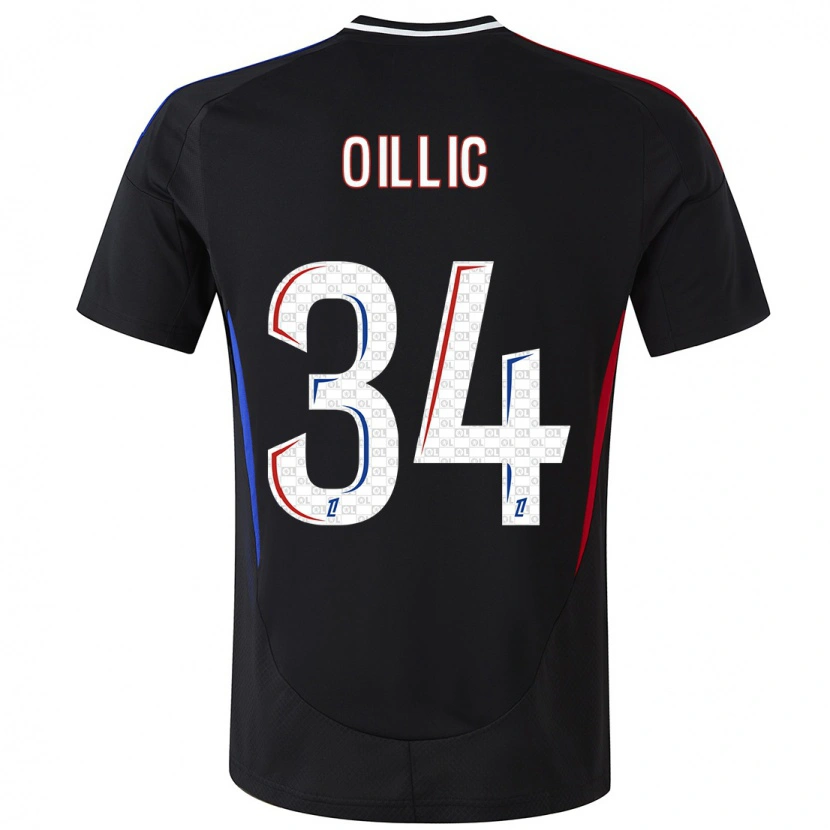 Danxen Kvinder Laureen Oillic #34 Sort Udebane Spillertrøjer 2024/25 Trøje T-Shirt