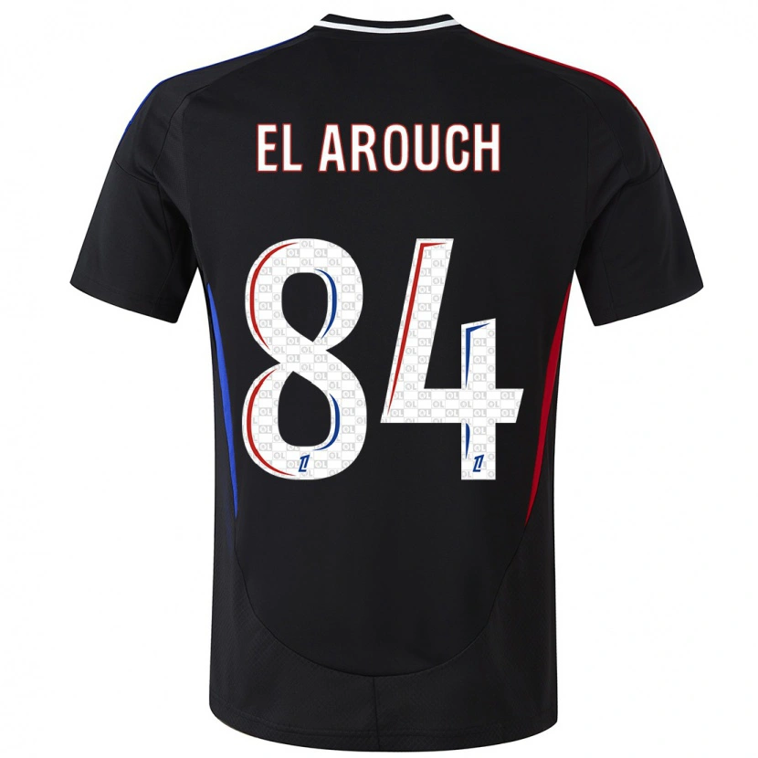 Danxen Kvinder Mohamed El Arouch #84 Sort Udebane Spillertrøjer 2024/25 Trøje T-Shirt
