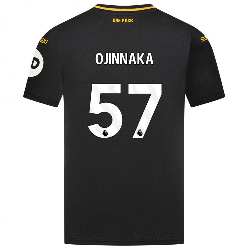 Danxen Kvinder Temple Ojinnaka #57 Sort Udebane Spillertrøjer 2024/25 Trøje T-Shirt