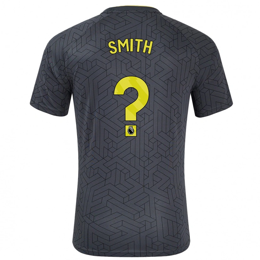 Danxen Kvinder Odin Samuels-Smith #0 Sort Gul Udebane Spillertrøjer 2024/25 Trøje T-Shirt