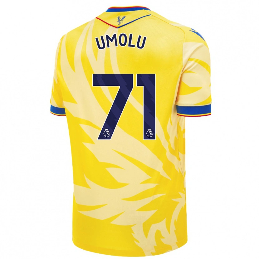 Danxen Kvinder Jemiah Umolu #71 Gul Udebane Spillertrøjer 2024/25 Trøje T-Shirt