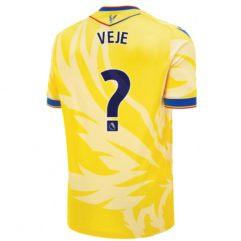 Danxen Kvinder Katrine Veje #0 Gul Udebane Spillertrøjer 2024/25 Trøje T-Shirt