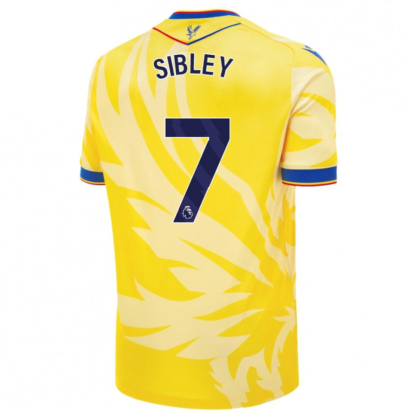 Danxen Kvinder Isabella Sibley #7 Gul Udebane Spillertrøjer 2024/25 Trøje T-Shirt