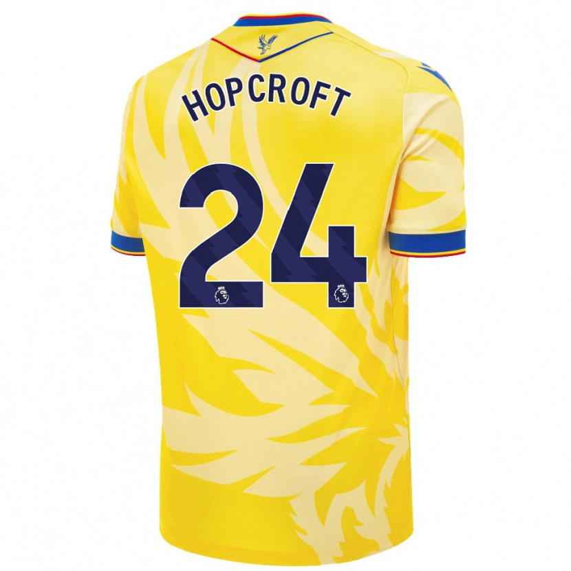 Danxen Kvinder Shanade Hopcroft #24 Gul Udebane Spillertrøjer 2024/25 Trøje T-Shirt
