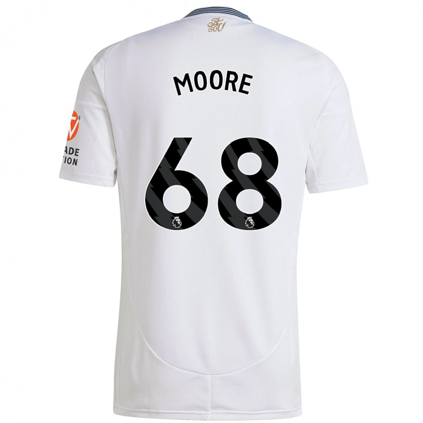 Danxen Kvinder Kobei Moore #68 Hvid Udebane Spillertrøjer 2024/25 Trøje T-Shirt