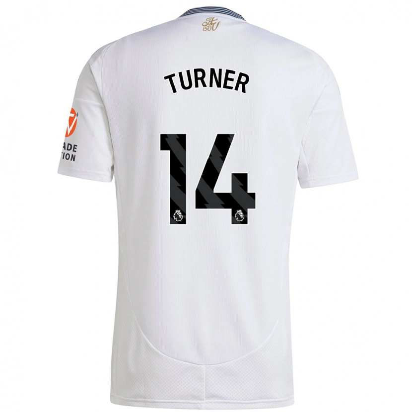 Danxen Kvinder Danielle Turner #14 Hvid Udebane Spillertrøjer 2024/25 Trøje T-Shirt