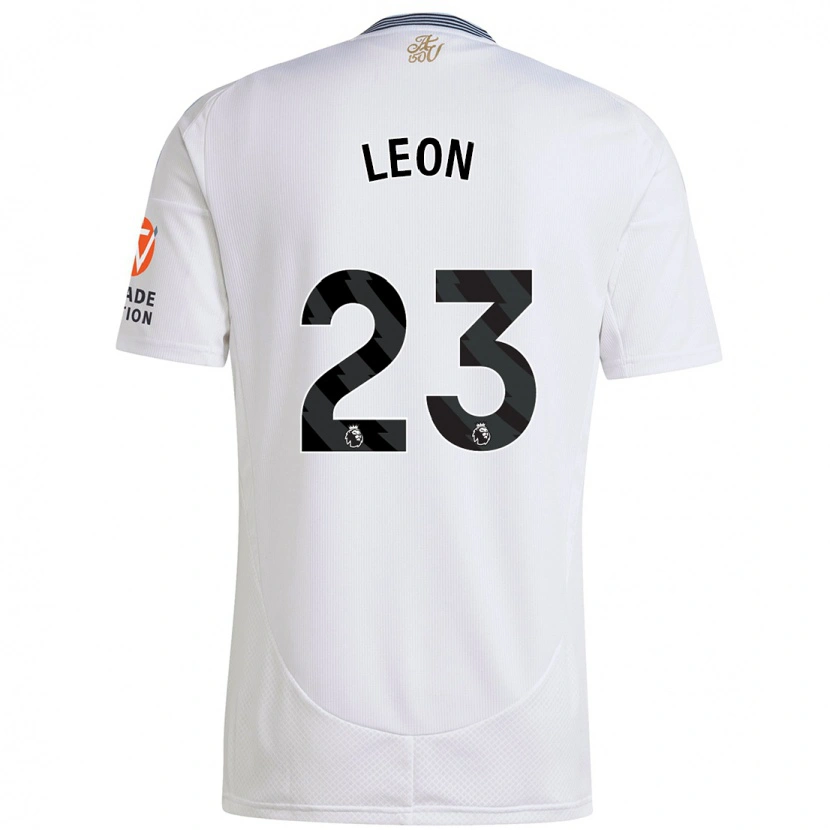 Danxen Kvinder Adriana Leon #23 Hvid Udebane Spillertrøjer 2024/25 Trøje T-Shirt