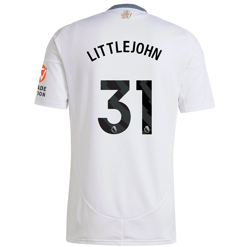 Danxen Kvinder Ruesha Littlejohn #31 Hvid Udebane Spillertrøjer 2024/25 Trøje T-Shirt