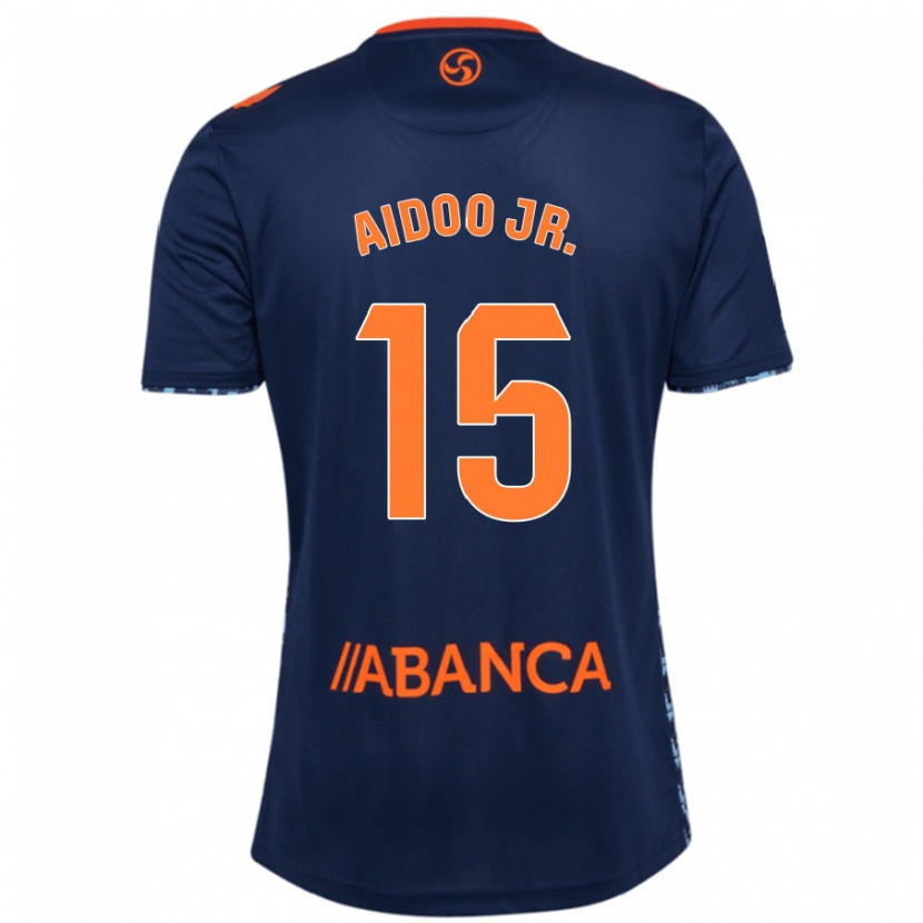 Danxen Kvinder Joseph Aidoo #15 Marineblå Udebane Spillertrøjer 2024/25 Trøje T-Shirt