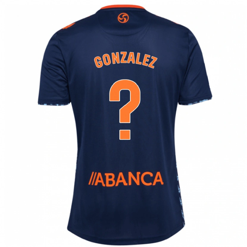 Danxen Kvinder Marcos González #0 Marineblå Udebane Spillertrøjer 2024/25 Trøje T-Shirt