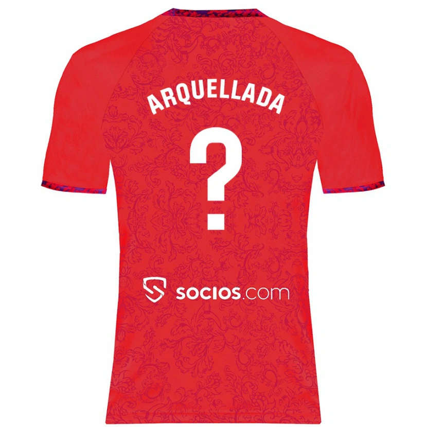 Danxen Kvinder Álvaro Arquellada #0 Rød Udebane Spillertrøjer 2024/25 Trøje T-Shirt