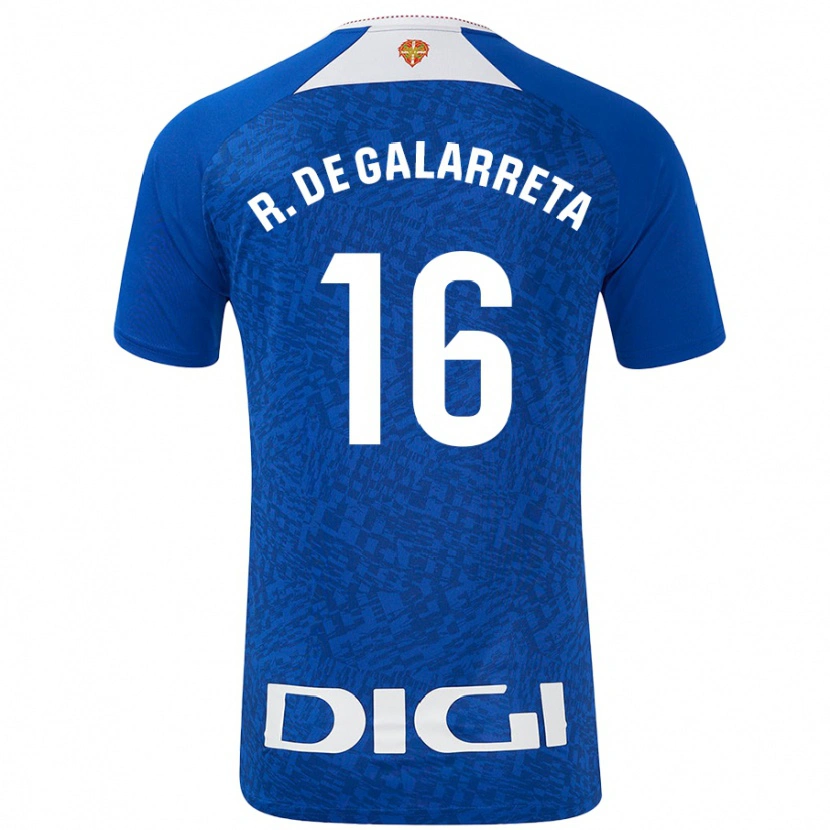 Danxen Kvinder Iñigo Ruiz De Galarreta #16 Kongeblå Udebane Spillertrøjer 2024/25 Trøje T-Shirt