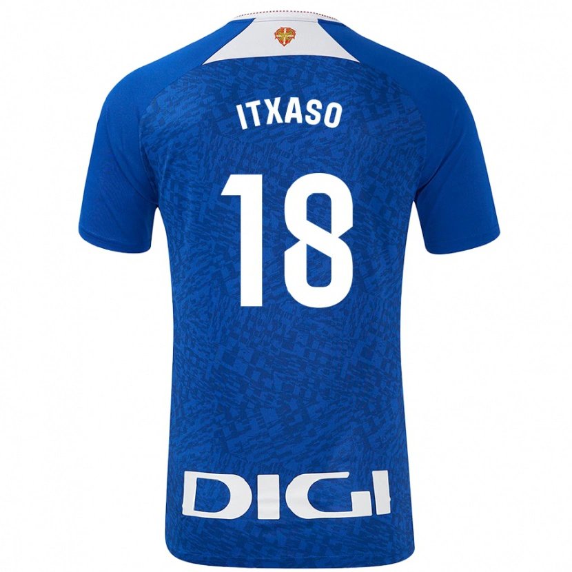 Danxen Kvinder Itxaso Uriarte Santamaria #18 Kongeblå Udebane Spillertrøjer 2024/25 Trøje T-Shirt