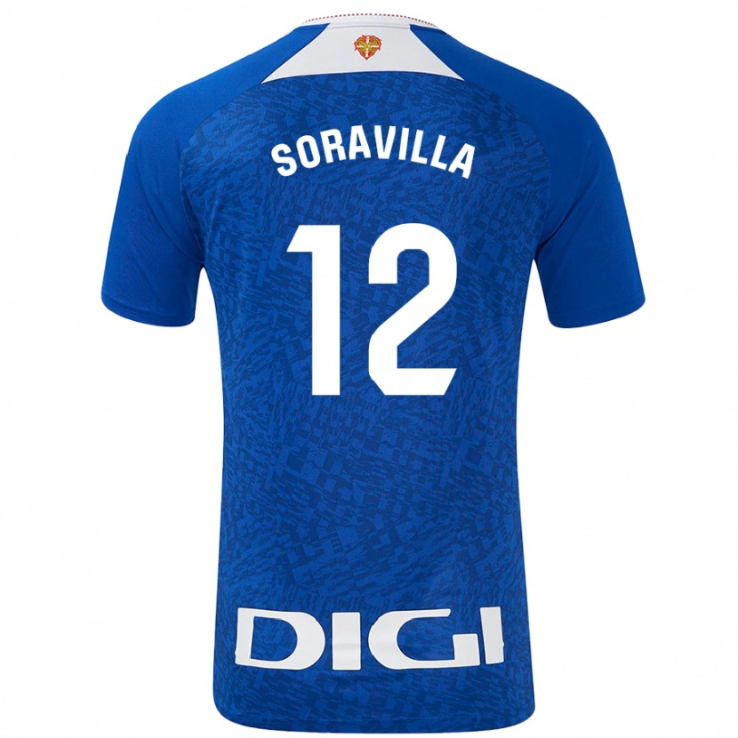 Danxen Kvinder Ander Soravilla #12 Kongeblå Udebane Spillertrøjer 2024/25 Trøje T-Shirt