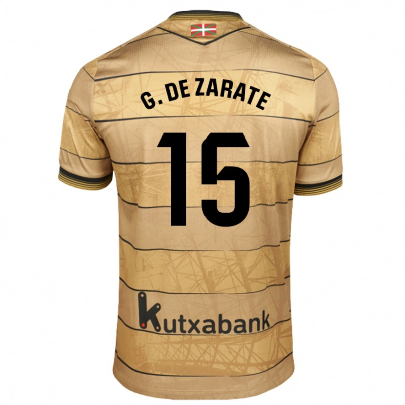 Danxen Kvinder Urko González De Zarate #15 Brun Udebane Spillertrøjer 2024/25 Trøje T-Shirt