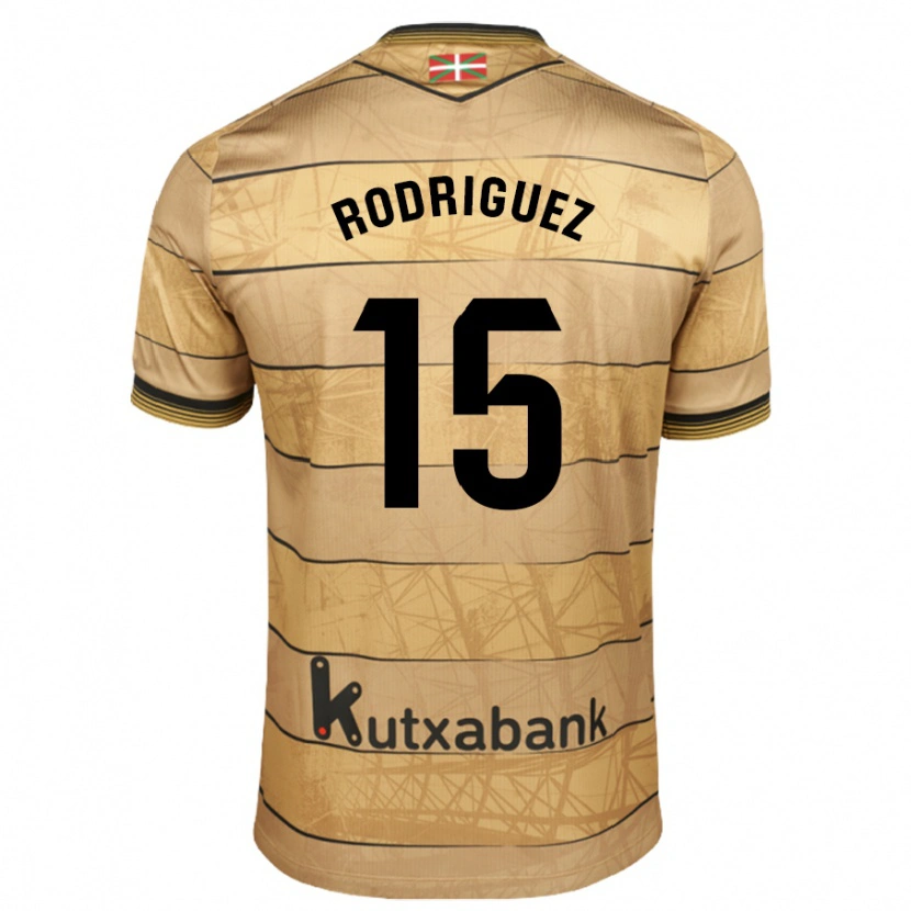 Danxen Kvinder Peru Rodríguez #15 Brun Udebane Spillertrøjer 2024/25 Trøje T-Shirt