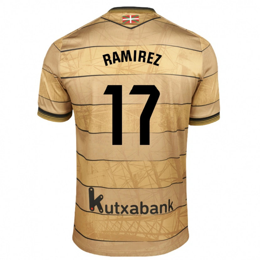 Danxen Kvinder Darío Ramírez #17 Brun Udebane Spillertrøjer 2024/25 Trøje T-Shirt