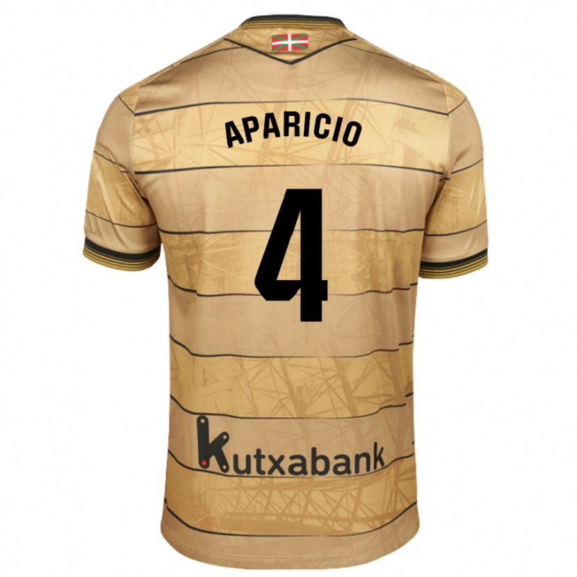 Danxen Kvinder Nahia Aparicio #4 Brun Udebane Spillertrøjer 2024/25 Trøje T-Shirt