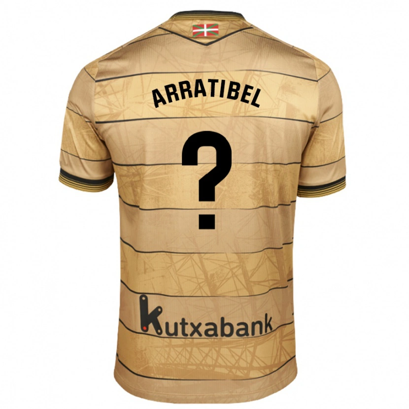 Danxen Kvinder Beñat Arratibel #0 Brun Udebane Spillertrøjer 2024/25 Trøje T-Shirt