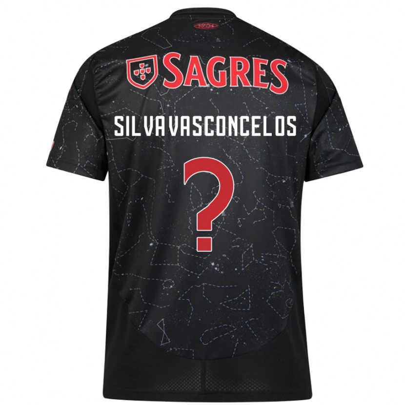 Danxen Kvinder Martim Silva Vasconcelos #0 Sort Rød Udebane Spillertrøjer 2024/25 Trøje T-Shirt