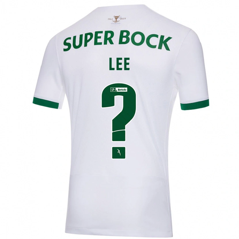 Danxen Kvinder Afonso Lee #0 Hvid Grøn Udebane Spillertrøjer 2024/25 Trøje T-Shirt